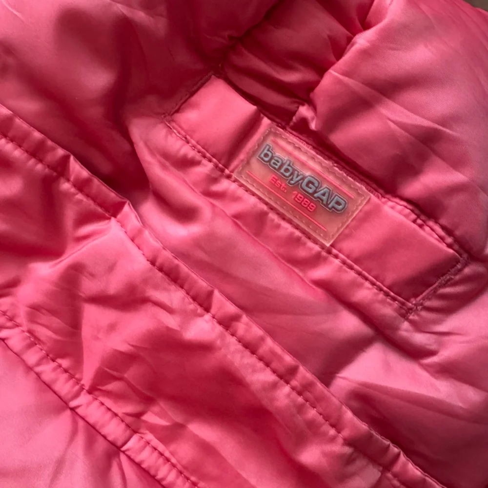 Vtg babygap puffer jacket fur hooded